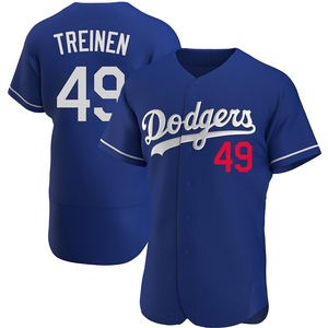 Men's Los Angeles Dodgers Blake Treinen Authentic Royal Alternate Jersey