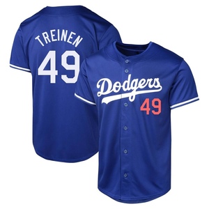 Men's Los Angeles Dodgers Blake Treinen Limited Royal Alternate Jersey