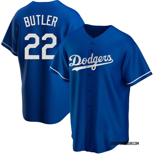 Big Tall Men S Los Angeles Dodgers Brett Butler Replica Royal Alternate Jersey