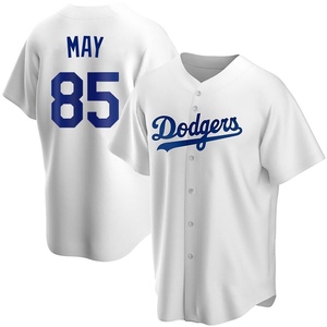 Men's Los Angeles Dodgers Dustin May 85 2020 World Series Champions  Alternate Jersey Gray - Bluefink