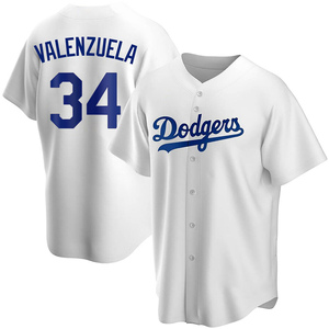 Los Angeles Dodgers Fernando Valenzuela #34 2020 Mlb Black Jersey - Bluefink