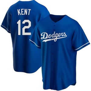 Men's Los Angeles Dodgers Jeff Kent Replica Royal Alternate Jersey