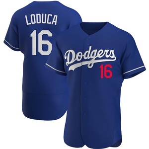 Men's Los Angeles Dodgers Paul Loduca Authentic Royal Alternate Jersey