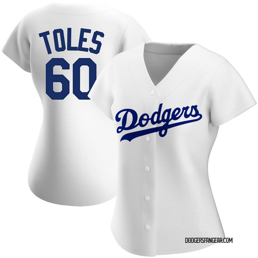 Andrew Toles Los Angeles Dodgers Majestic Home Cool Base Replica Player  Jersey - White