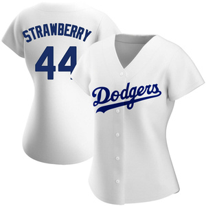 Women's Darryl Strawberry Los Angeles Dodgers Backer Slim Fit T-Shirt -  Royal